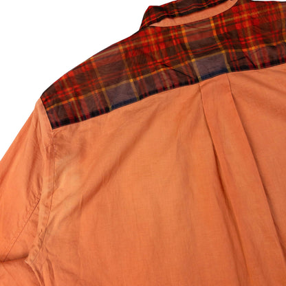 Vintage Issey Miyake MEN Layered Long Sleeve Button Up Shirt Size M