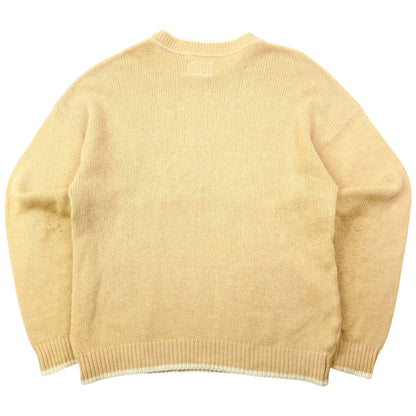 Vintage 90s Armani Jeans Ice Arsenal Wool Knit Jumper Size M