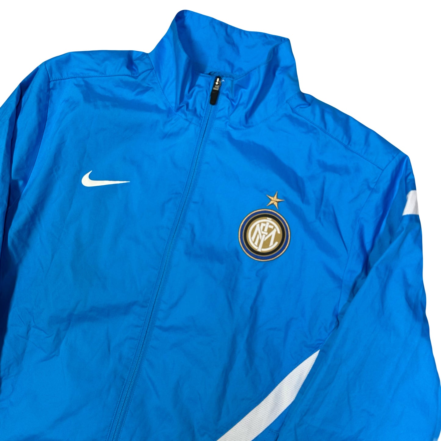 Nike Inter Milan 2011/12 Tracksuit Jacket In Blue ( M )