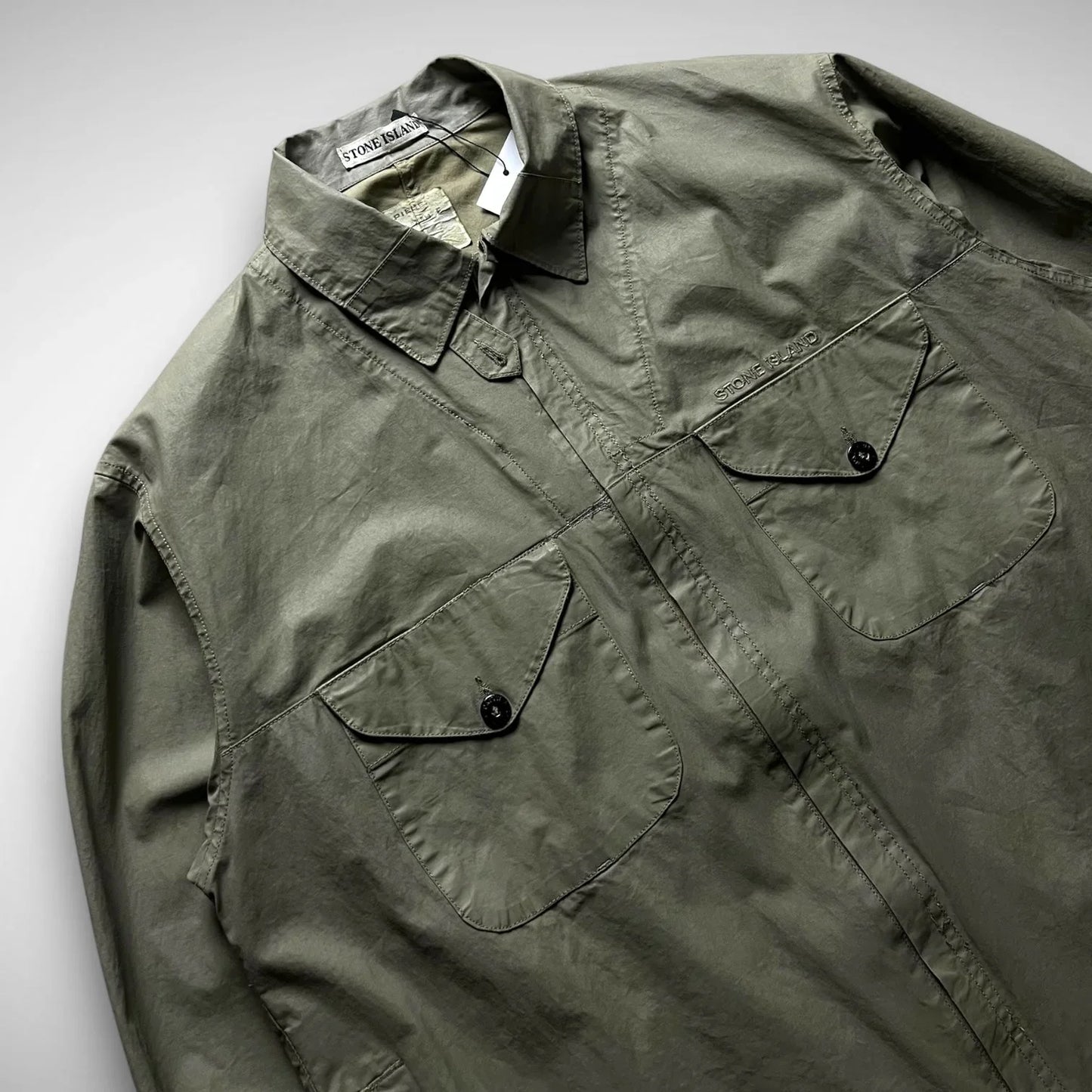 Stone Island Waxed Cotton Overshirt (SS2000)