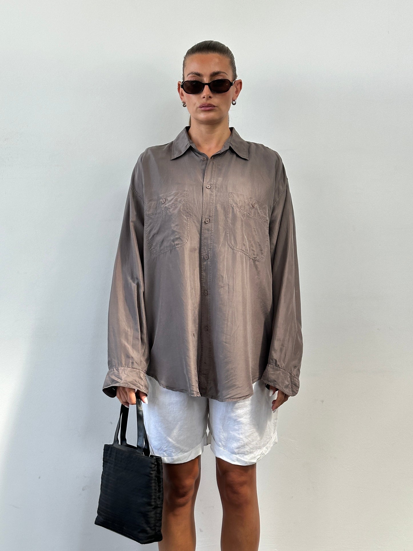 Vintage Pure Silk Shirt - XL