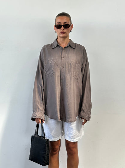 Vintage Pure Silk Shirt - XL