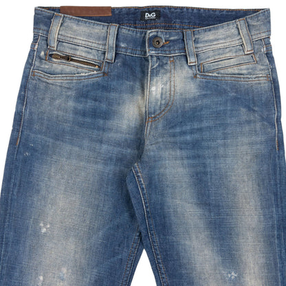Vintage 2000s Dolce & Gabbana Audacious Denim Jeans Size W30 | W30, Blue