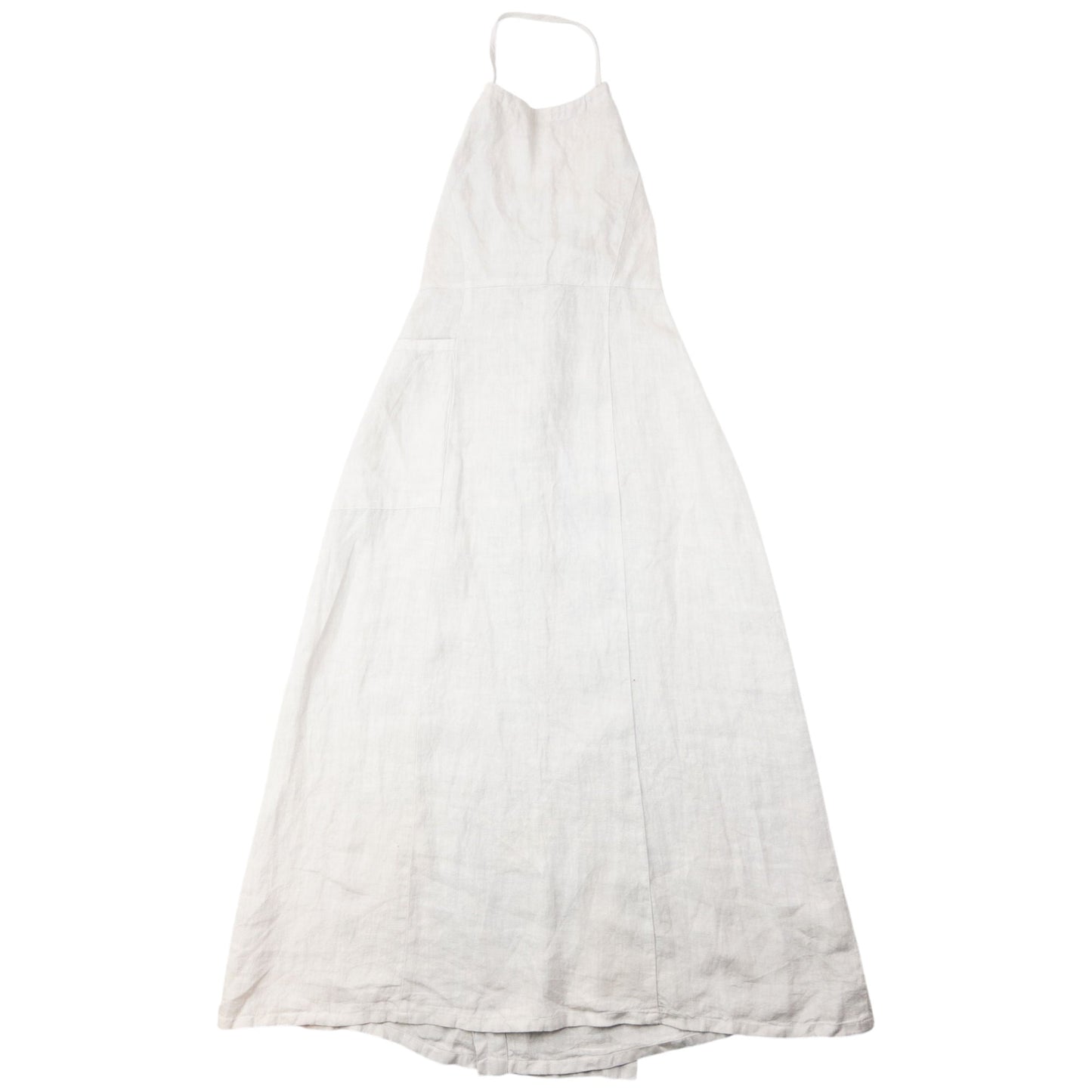 Vintage 1999 CP Company Tie-Back Linen Dress Womens Size M | Medium, Grey