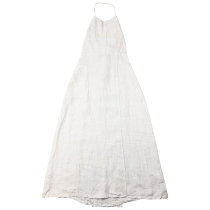 Vintage 1999 CP Company Tie-Back Linen Dress Womens Size M | Medium, Grey