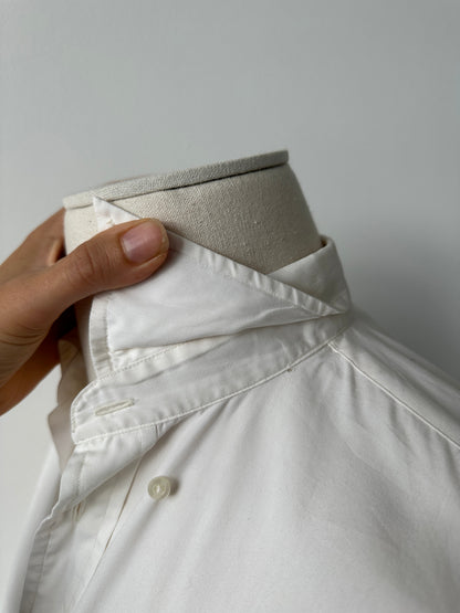 Yves Saint Laurent Pour Homme 2000s Cotton Logo Shirt - M