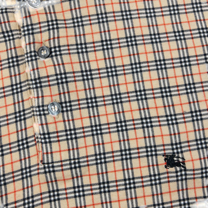 Vintage 90s Burberry Nova Check Polo Shirt Size L | Large, Multicoloured