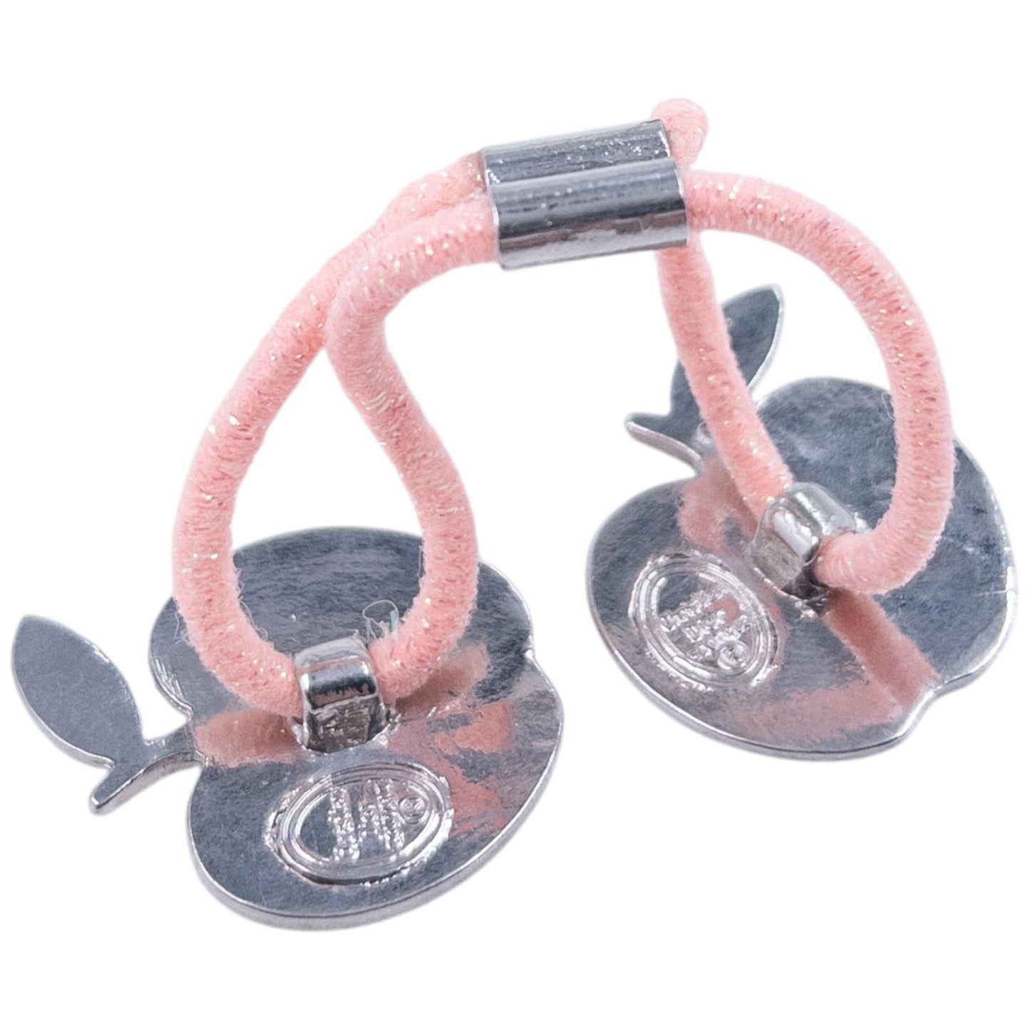 Vintage 2000s Dior By John Galliano Apple Charm Hair Tie | O/S, Pink and Yellow