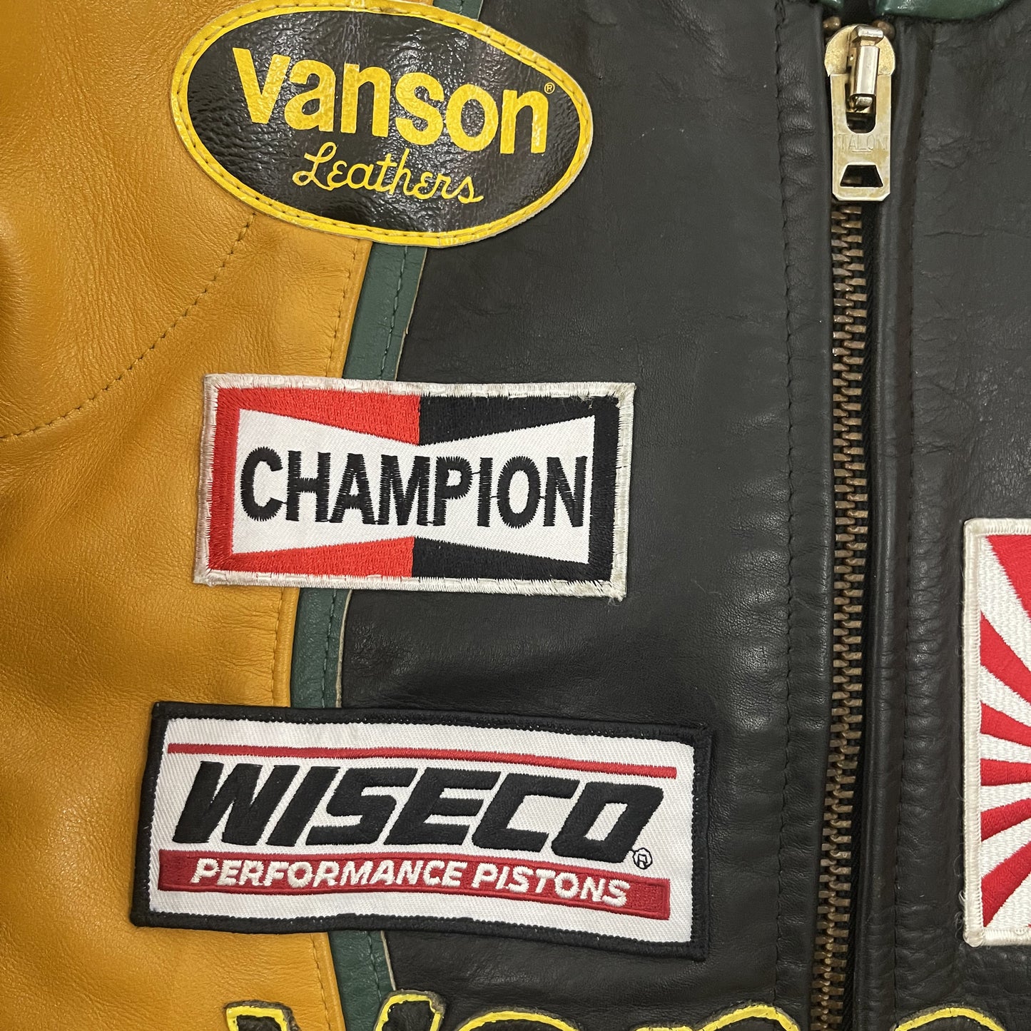 Vanson Leathers One Star Motorcycle Racer Jacket Japan Exclusive - S