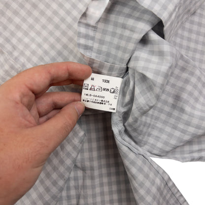Vintage Issey Miyake Checkered Long Sleeve Button Up Shirt Size M