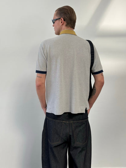 Yves Saint Laurent Pour Homme 1990s Short Sleeve Boxy Polo - M