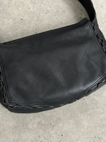 DKNY 2000s Leather Crossbody Bag