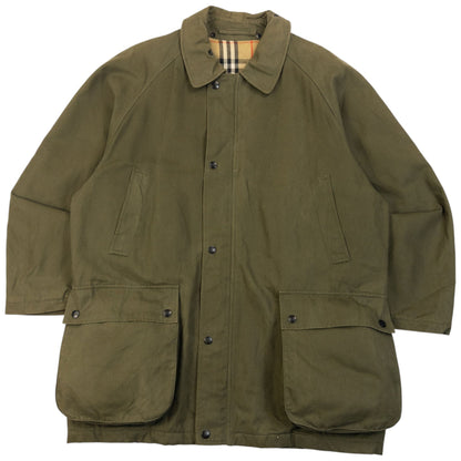 Vintage 90s Burberry Nova Check Lined Jacket Size XL | XL, Green