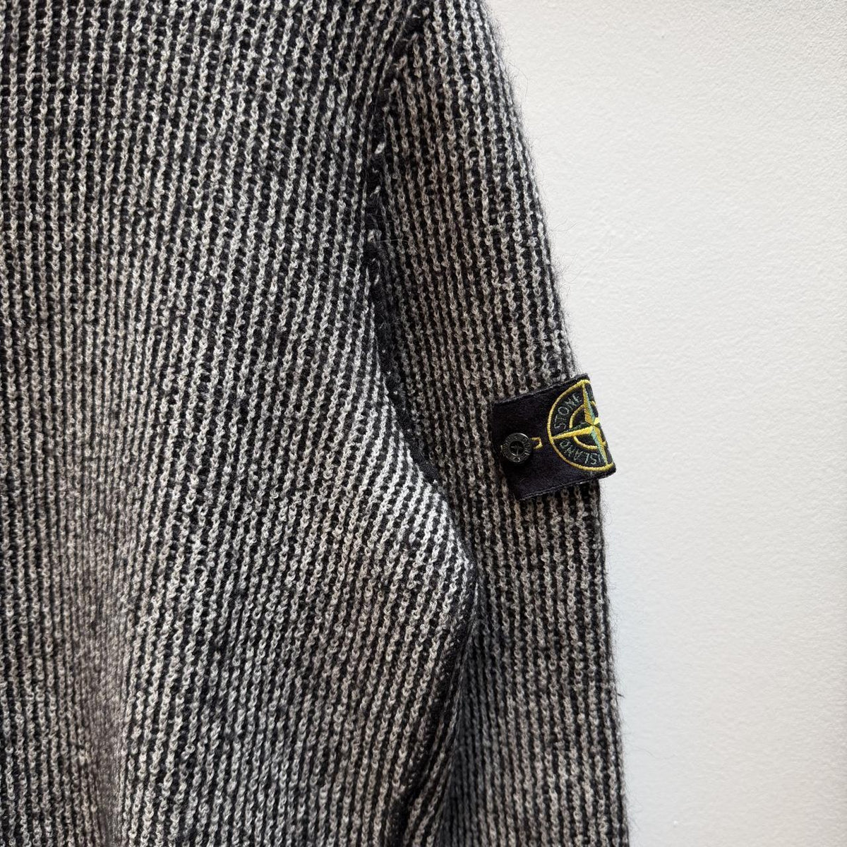 Stone Island Heavy Knit Hoodie (XL) | Extra Large, Multicoloured