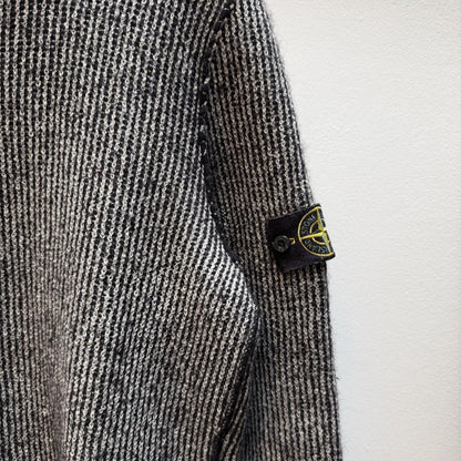 Stone Island Heavy Knit Hoodie (XL) | Extra Large, Multicoloured