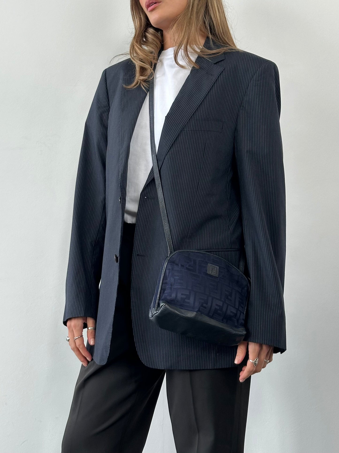 Hugo Boss Stripe Pure Wool Single Breasted Blazer - 40R/XL