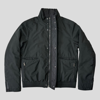 Prada Sport 2008 Goretex Reversible Black Logo Nylon Down Puffer Jacket - IT50 (M)