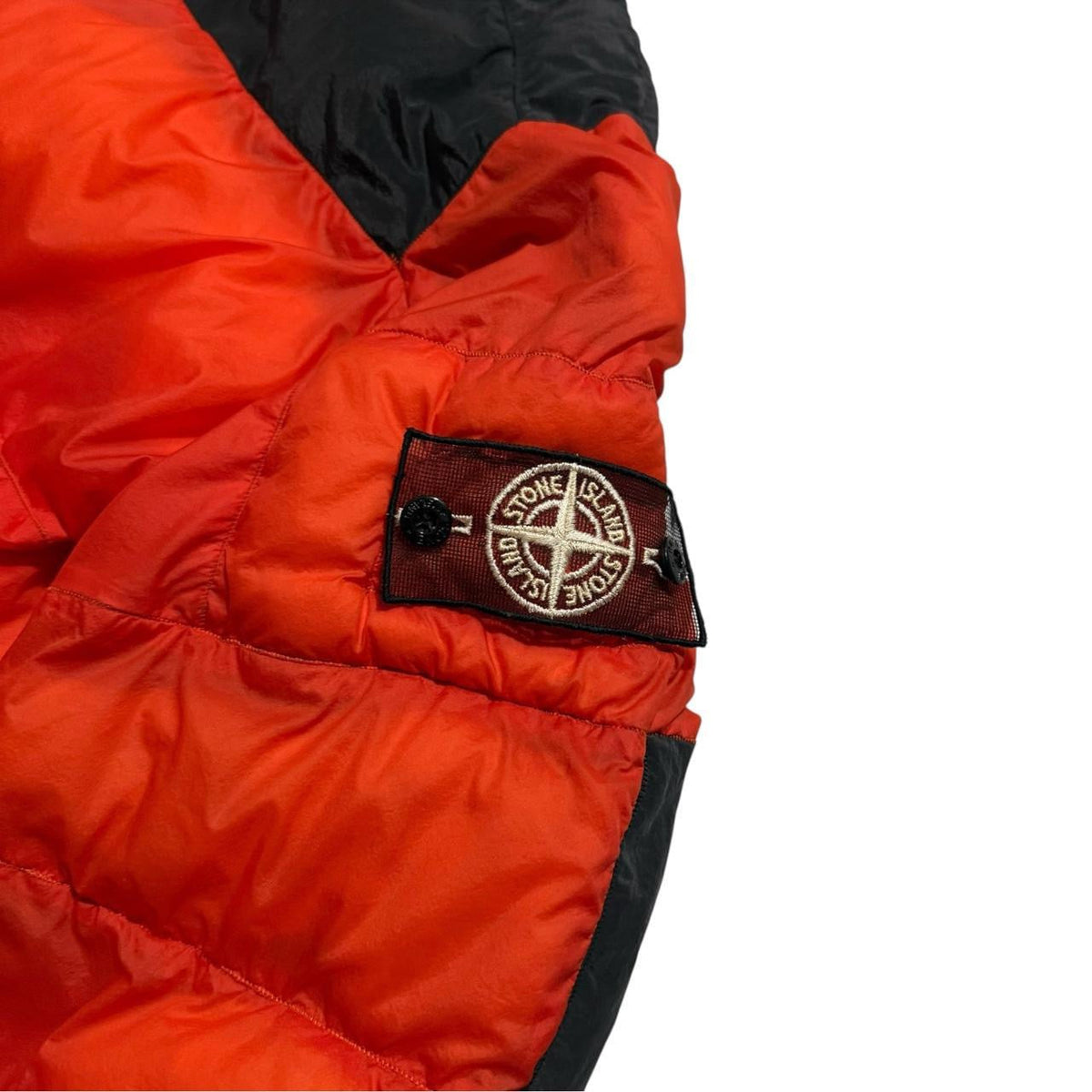 Stone Island 2008 Modular Anatomy Aitor Thorup Down Jacket | XL, Orange and Black