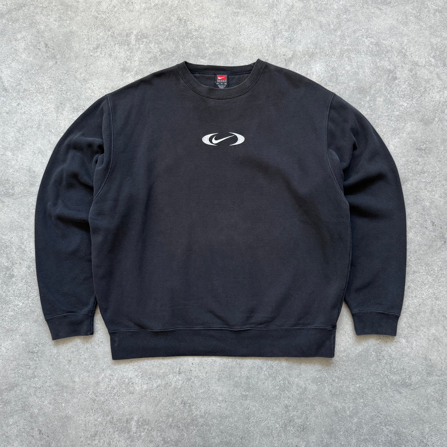 Nike 1990s heavyweight embroidered sweatshirt (XL)