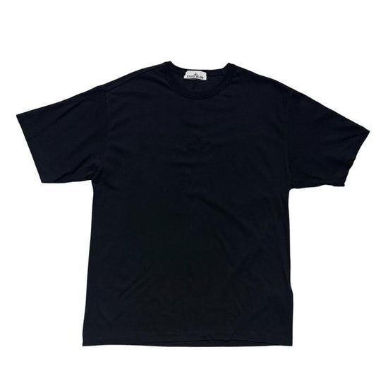 Stone Island Navy Front Logo T-Shirt | Large, Navy