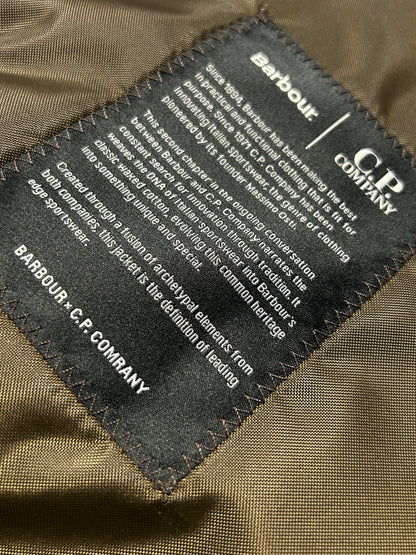 AW 2023 C.P. Company x Barbour Creel Wax Goggle Jacket L