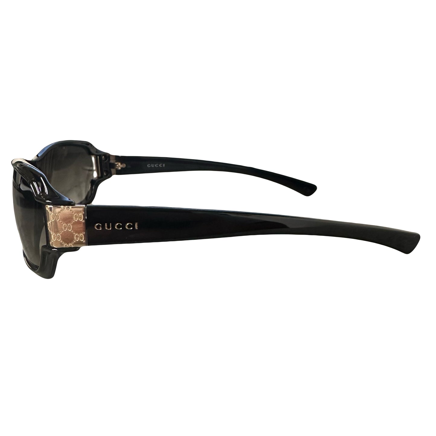 Gucci Monogram Sunglasses In Black