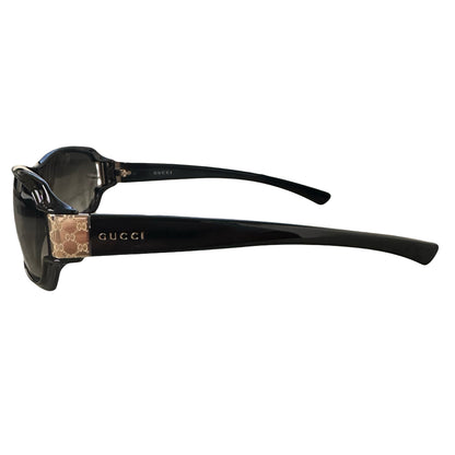 Gucci Monogram Sunglasses In Black