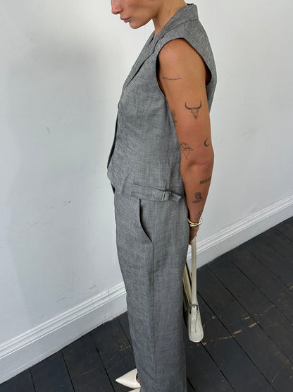 Max Mara Cotton Waistcoat - S/M