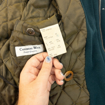 Vintage 90s Hugo Boss Cashmere Zip Up Jacket Size XL | XL, Green