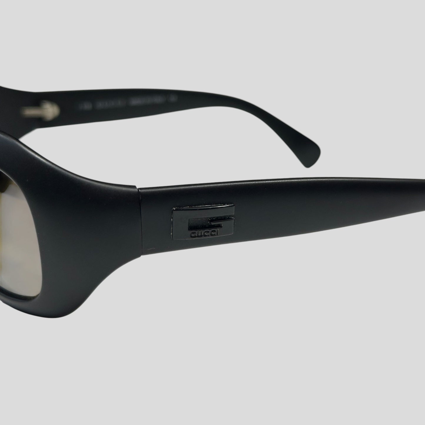 Gucci by Tom Ford 1999 Campaign Matte Sunglasses | O/S, Black