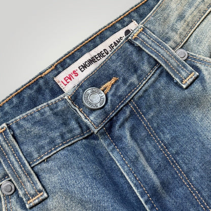 90s Levi's Engineered Jeans Twisted Denim Bootcut Jeans 30x32" | O/S, Red