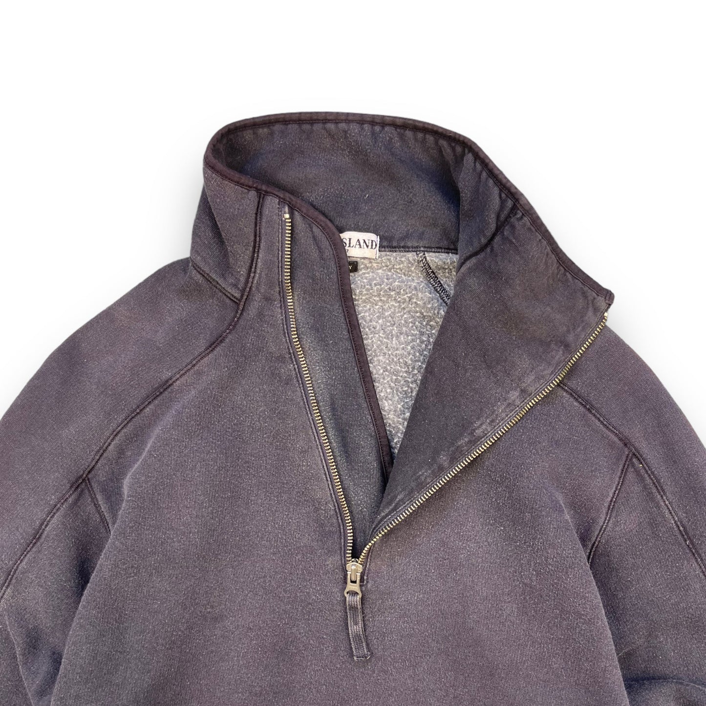 AW2004 Stone Island Sidewinder 1/4 Zip Jumper (L) | Default Title, Charcoal