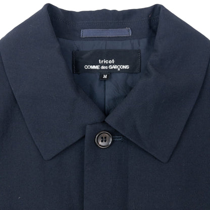 Vintage Comme Des Garçons Tricot Button Up Jacket Womens Size M | Medium, Navy