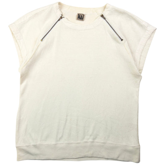 Vintage Hai Sporting Gear By Issey Miyake Zip Detail Top Womens Size M