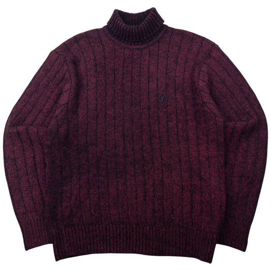 Vintage 90s YSL Yves Saint Laurent Turtleneck Knit Jumper Size M