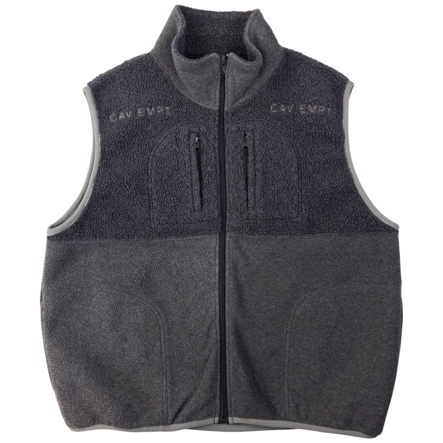 Vintage Cav Empt Zip Up Fleece Gilet Size M