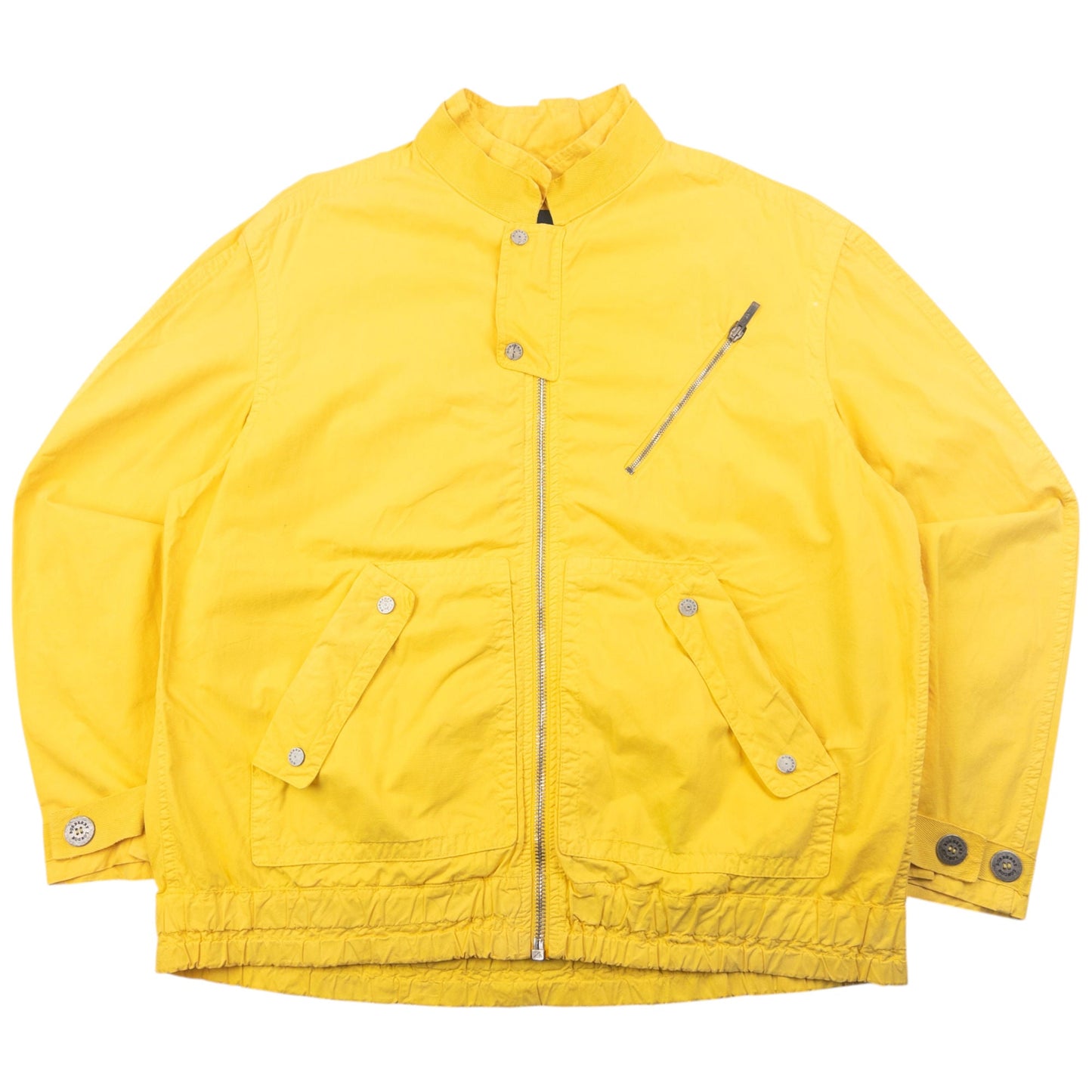 Vintage 2000s Burberry Zip Up Jacket Size L | Large, Yellow