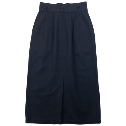 Vintage 90s Yohji Yamamoto Skirt Womens Size W24 | W24, Navy