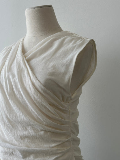 Ralph Lauren 2000s Cotton Wrap Top - L