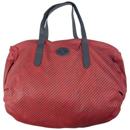 Vintage Gucci Striped Shoulder Bag & Matching Pouch