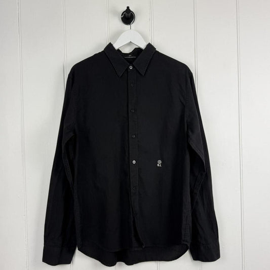 Stone Island Linen Shirt Black (XL) | Large, Black