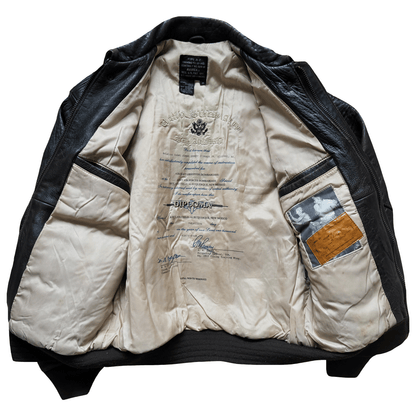 Avirex 'Saipan' 1988 A2 Leather Flight Jacket - S / M | S / M, Red