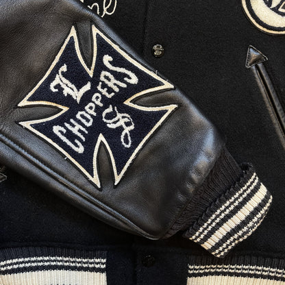 Style Eyes 'Lonestar Choppers MC' Varsity Jacket - L