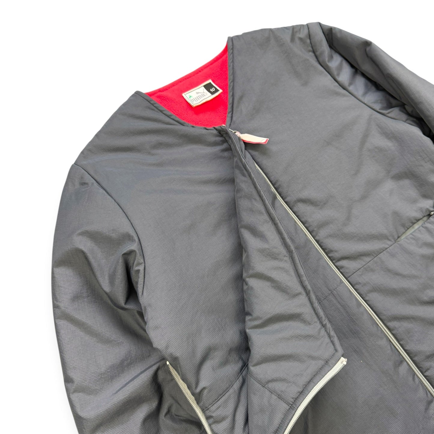2000's Puma Asymmetric 2-way Flap Jacket ‘Sample’ (S) | Small, Multicoloured