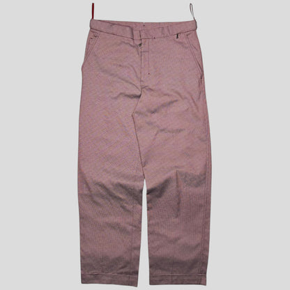 Prada Sport 2001 SAMPLE Houndstooth Stash Pocket Trousers - M | W31, Multicoloured