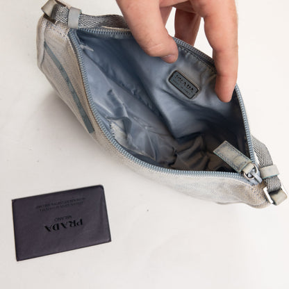 Vintage 1999 Prada Sport Mini Baguette Shoulder Bag