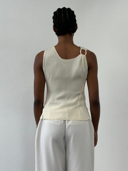 Armani Collezioni 2000s Silk Sleeveless Top - S