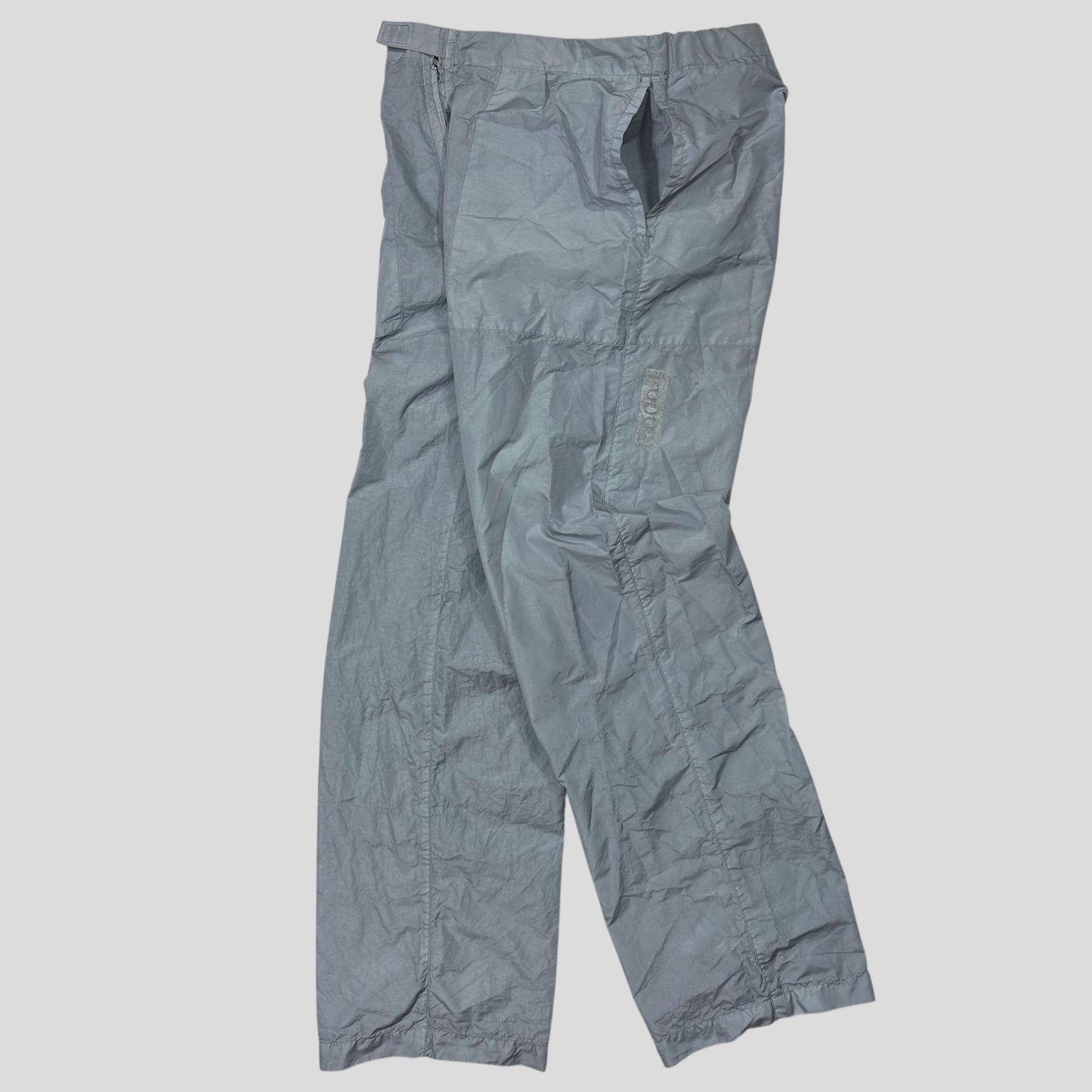 CP Company 2000 Ice Blue Millenium Nylon Technical Trousers - 34 | Default Title, Blue
