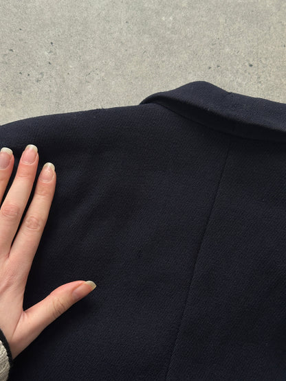 Christian Dior 1980s Pure Wool Double Breasted Coat - S