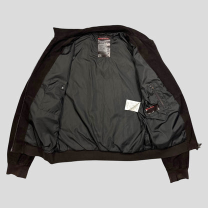 Prada Sport 2006 Leather Suede Perforated Western Jacket - IT52 (M)